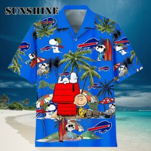 Buffalo Bills Hawaiian Shirt Snoopy Charlie Brown Button Down Hawaiian Shirt Hawaiian Hawaiian