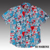 Captain America The First Avenger Summer Hawaiian Shirt Aloha Shirt Aloha Shirt
