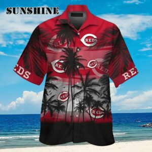 Cincinnati Reds Tropical Short Sleeve Hawaiian Shirt Aloha Shirt Aloha Shirt
