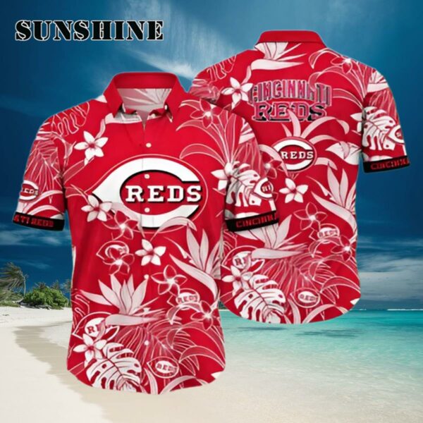 Cincinnati Reds Tropical Summer Hawaiian Shirt Hawaiian Hawaiian