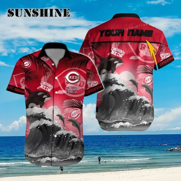 Custom Name Cincinnati Reds MLB Cheap Hawaiian Shirt Aloha Shirt Aloha Shirt