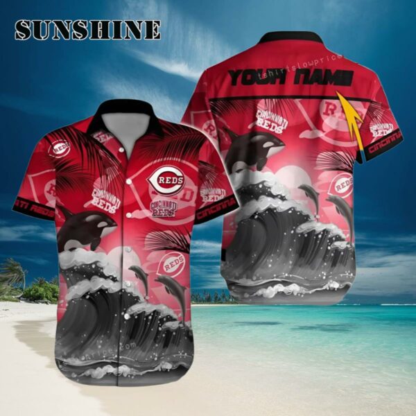 Custom Name Cincinnati Reds MLB Cheap Hawaiian Shirt Hawaiian Hawaiian