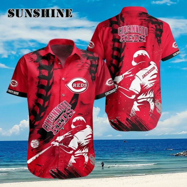 Custom Name MLB Cincinnati Reds Hawaiian Shirt Aloha Shirt Aloha Shirt