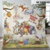 Custom Name Watercolor Winnie the Pooh Blanket Pooh Bear and Friends Blanket