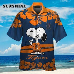 Cute Snoopy Detroit Tigers Hawaiian Shirt Aloha Shirt Aloha Shirt