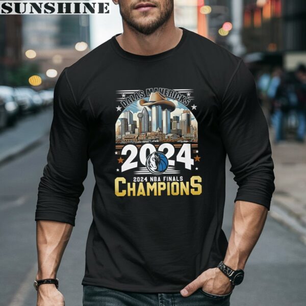 Dallas Mavericks 2024 NBA Finals Champions T Shirt 5 long sleeve shirt