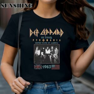 Def Leppard Shirt Pyromania USA Tour 1983 Ivory T shirt 1 TShirt