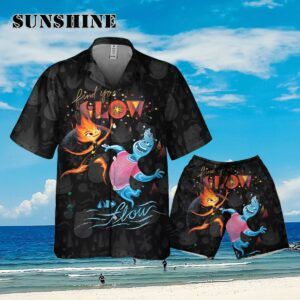 Disney Elemental Find Your Glow And Flow Hawaiian Shirt Aloha Shirt Aloha Shirt