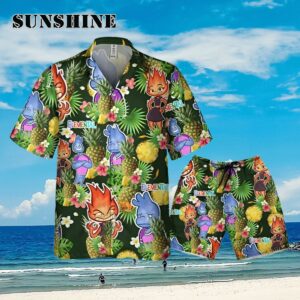 Disney Elemental Wade And Ember Funny Love Life Hawaiian Shirt Aloha Shirt Aloha Shirt