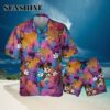 Disney Mickey Indiana Jones Colorful Summer Tropical Hawaii Shirt Hawaiian Hawaiian