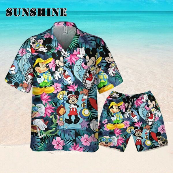Disney Mickey Mouse Tropical Summer Vacation Hawaii Shirt Hawaaian Shirt Hawaaian Shirt