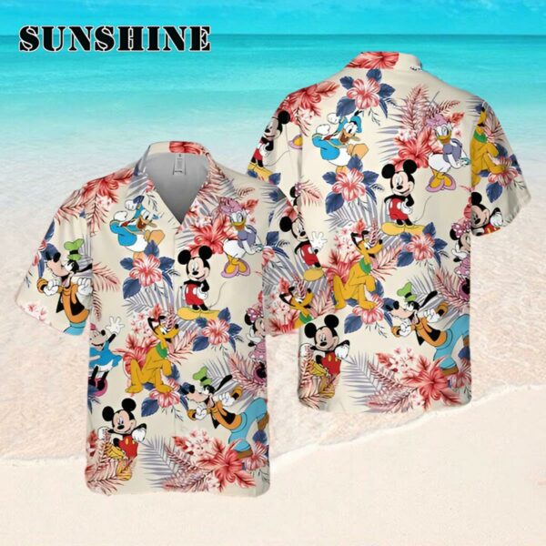 Disney Mickey and Friends Hawaiian Shirt Hawaaian Shirt Hawaaian Shirt