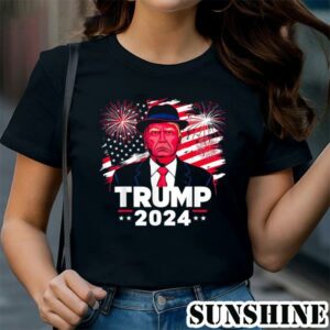 Donald Trump 2024 Happy 4Th Of July Trump American Flag Shirt 1 TShirt