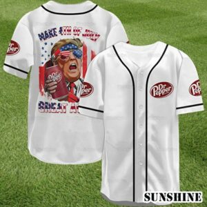 Dr Pepper Donald Trump Baseball Jersey Shirt 1 1