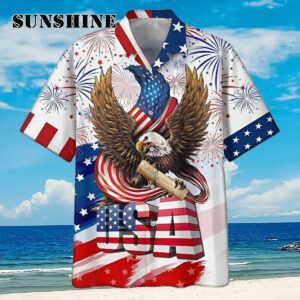 Eagle USA Independence Day Aloha Hawaiian Shirt Aloha Shirt Aloha Shirt
