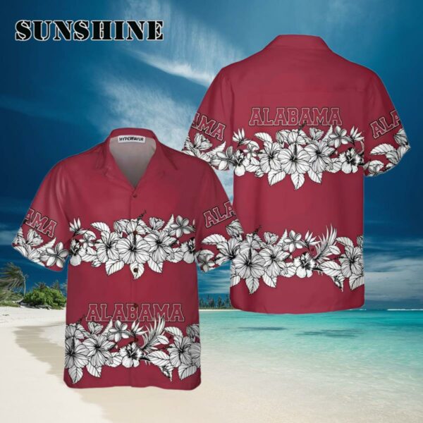 Floral Alabama Aloha Hawaiian Shirt For Men And Women Hawaiian Hawaiian