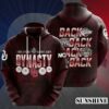 Four Straight National Champs Dynasty Back To Back To Back To Back Oklahoma Sooners Hoodie 3 3
