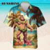 Funny Bigfoot Hawaiian Short Sleeve Shirt Hawaaian Shirt Hawaaian Shirt
