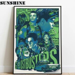 Ghostbusters Movie Poster Canvas Wall Decor Printed Aloha