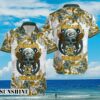 Green Bay Packers NFL Skull And Flower Pattern Metallica Hawaiian Shirt Aloha Shirt Aloha Shirt