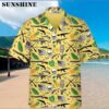 Gun Skull Flag and Topical Pattern Hawaiian Shirt Aloha Shirt 600x600