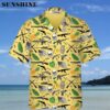 Gun Skull Flag and Topical Pattern Hawaiian Shirt Hawaiian Shirt 600x600