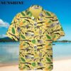 Gun Skull Flag and Topical Pattern Hawaiian Shirt Hwaiian 600x600