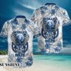 Indianapolis Colts Metallic Skull Tropical Pattern Hawaiian Shirt Hawaiian Hawaiian