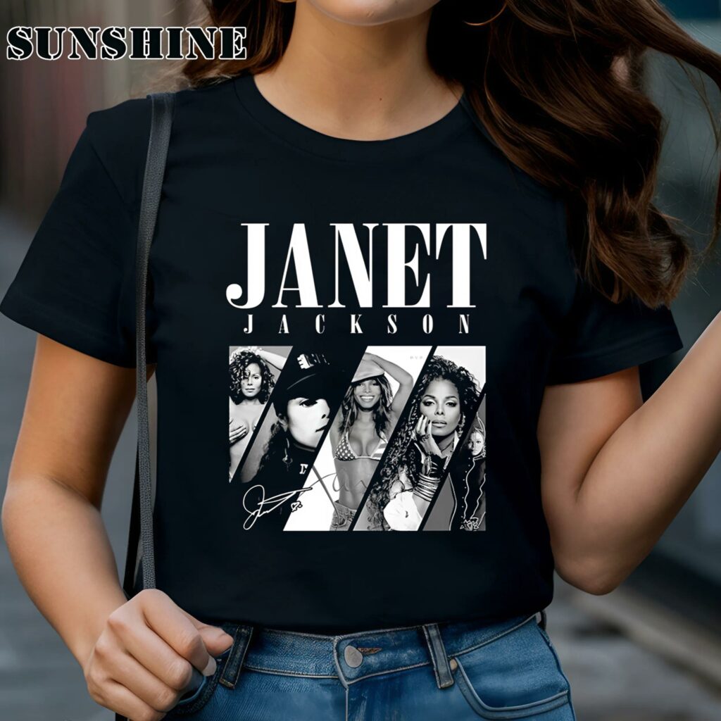 Janet Jackson Together Again 2024 Tour Signature Tee Shirt - mechsunshine