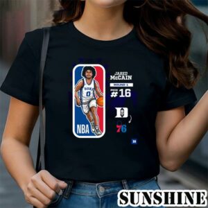 Jared Mccain Round 1 Pick 16 Duke Mens Basketball NBA Draft 2024 Shirt 1 TShirt