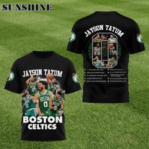 Jayson Tatum Boston Celtics 3D T Shirt 1 7