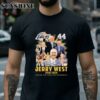Jerry West 44 Los Angeles Lakers 1938 2024 Thank You For The Memories Signature shirt 2 Shirt