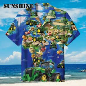 John Deere Hawaiian Shirt Best Gifts For Summer Aloha Shirt Aloha Shirt