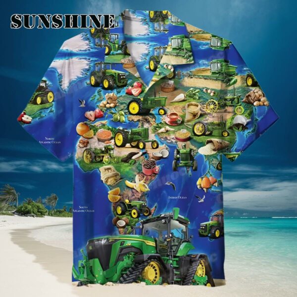 John Deere Hawaiian Shirt Best Gifts For Summer Hawaiian Hawaiian