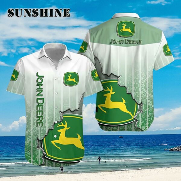 John Deere Hawaiian Shirt Summer Beach Shirt Aloha Shirt Aloha Shirt
