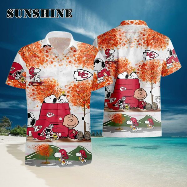 Kansas City Chiefs Snoopy Autumn Hawaiian Shirt Hawaiian Hawaiian