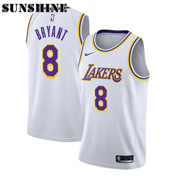 Kobe Bryant Los Angeles Lakers Nike Swingman Jersey White