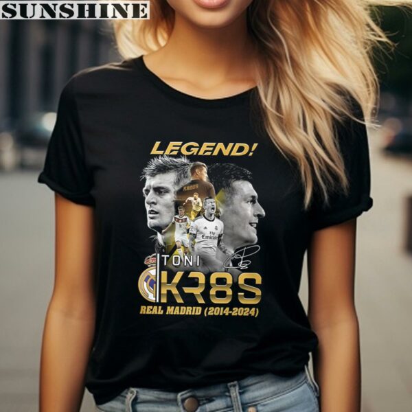 Legend Toni Kr8s Real Madrid 2014 2024 T Shirt 2 women shirt