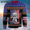 Lets Go Brandon Christmas Donald Trump Fjb Christmas Ugly Christmas Sweaters Ugly Sweater