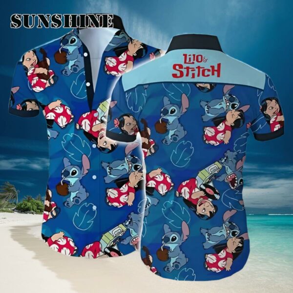 Lilo And Stitch Hawaiian Shirt Cartoon Gift For Beach Lovers Hawaiian Hawaiian