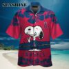 Los Angeles Angels Snoopy Short Sleeve Button Up Tropical Hawaiian Shirt Hawaiian Hawaiian