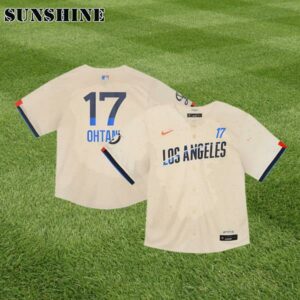 Los Angeles Dodgers Shohei Ohtani Nike Cream 2024 City Connect Jersey 1 7