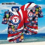 MLB Texas Rangers Hawaiian Shirt Flower Bloom In Glory For Fans Aloha Shirt Aloha Shirt
