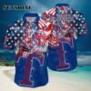 MLB Texas Rangers Hawaiian Shirt Flower Grandstand Glamour Hawaiian Hawaiian