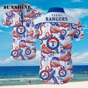 MLB Texas Rangers Hawaiian Shirt Summer Button Up Aloha Shirt Aloha Shirt