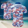 MLB Texas Rangers Hawaiian Shirt Summer Button Up Hawaiian Hawaiian