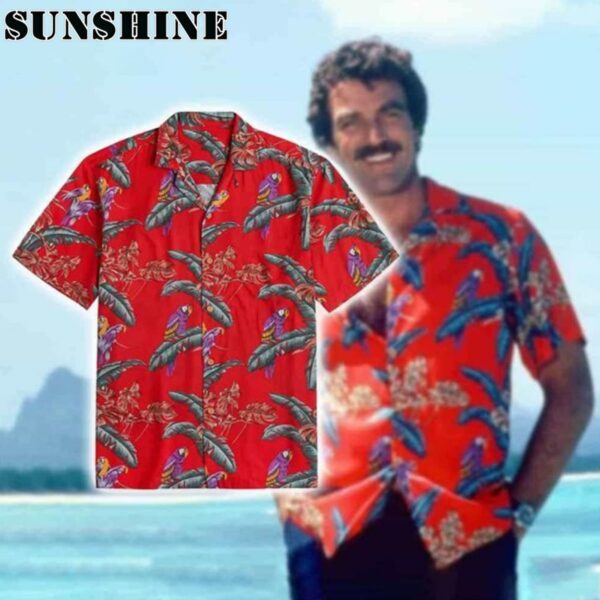 Magnum Pi Hawaiian Shirt Printed Aloha