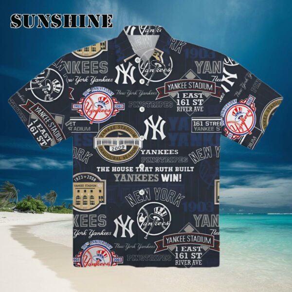 Mens MLB New York Yankees Hawaiian Shirt Hawaiian Hawaiian