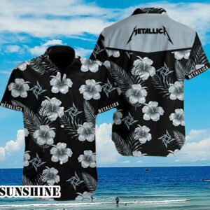 Metallica Flower Metallica Tour 2024 Hawaiian Shirt Aloha Shirt Aloha Shirt