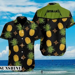 Metallica Pineapple Tropical Hawaiian Shirt Aloha Shirt Aloha Shirt